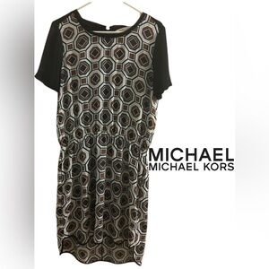 MICHAEL BY MICHAEL KORS DRESS GEOMETRIC PRINT